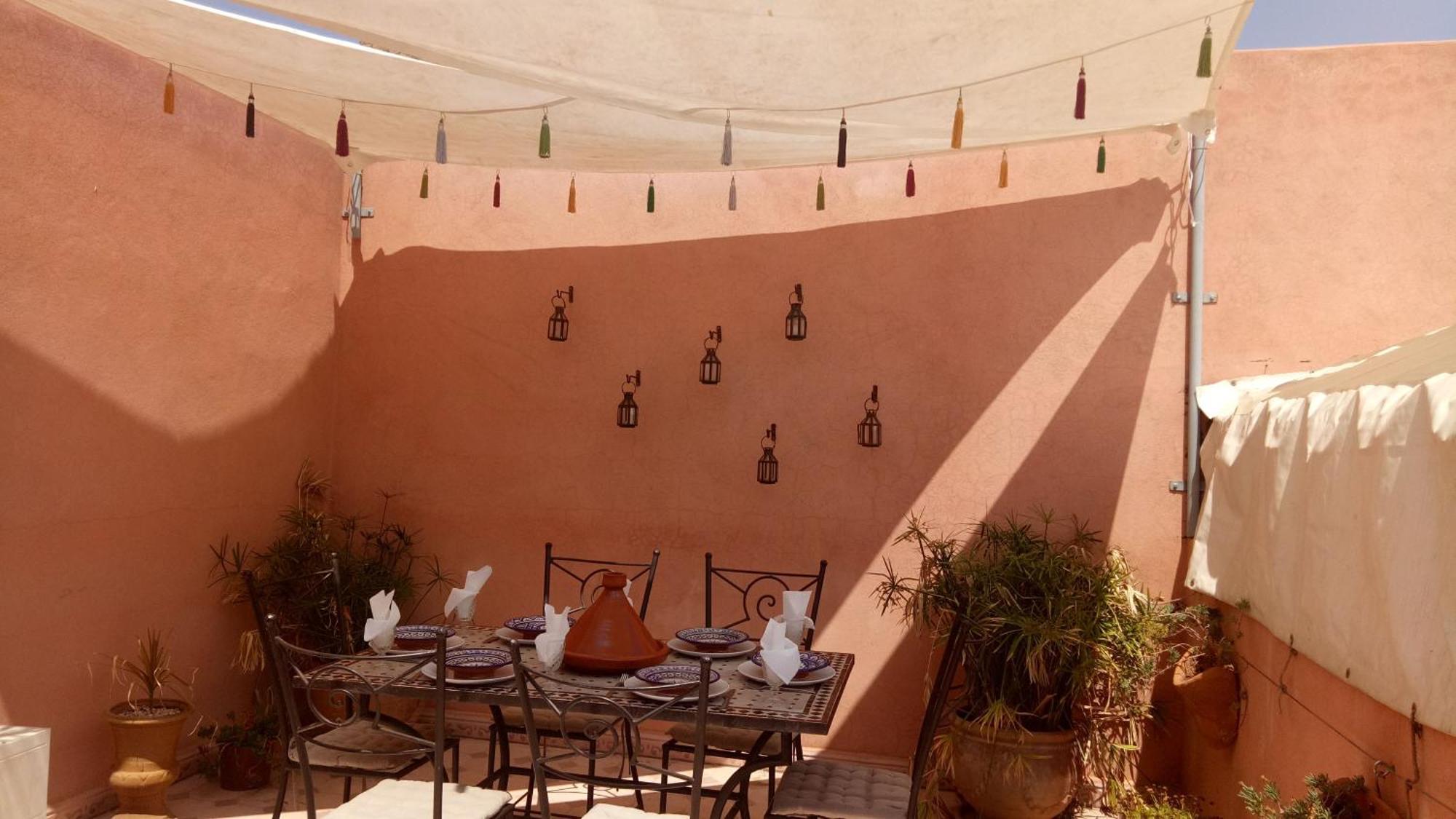 Riad Majdoulina Chez Jiji Marrakesh Bagian luar foto