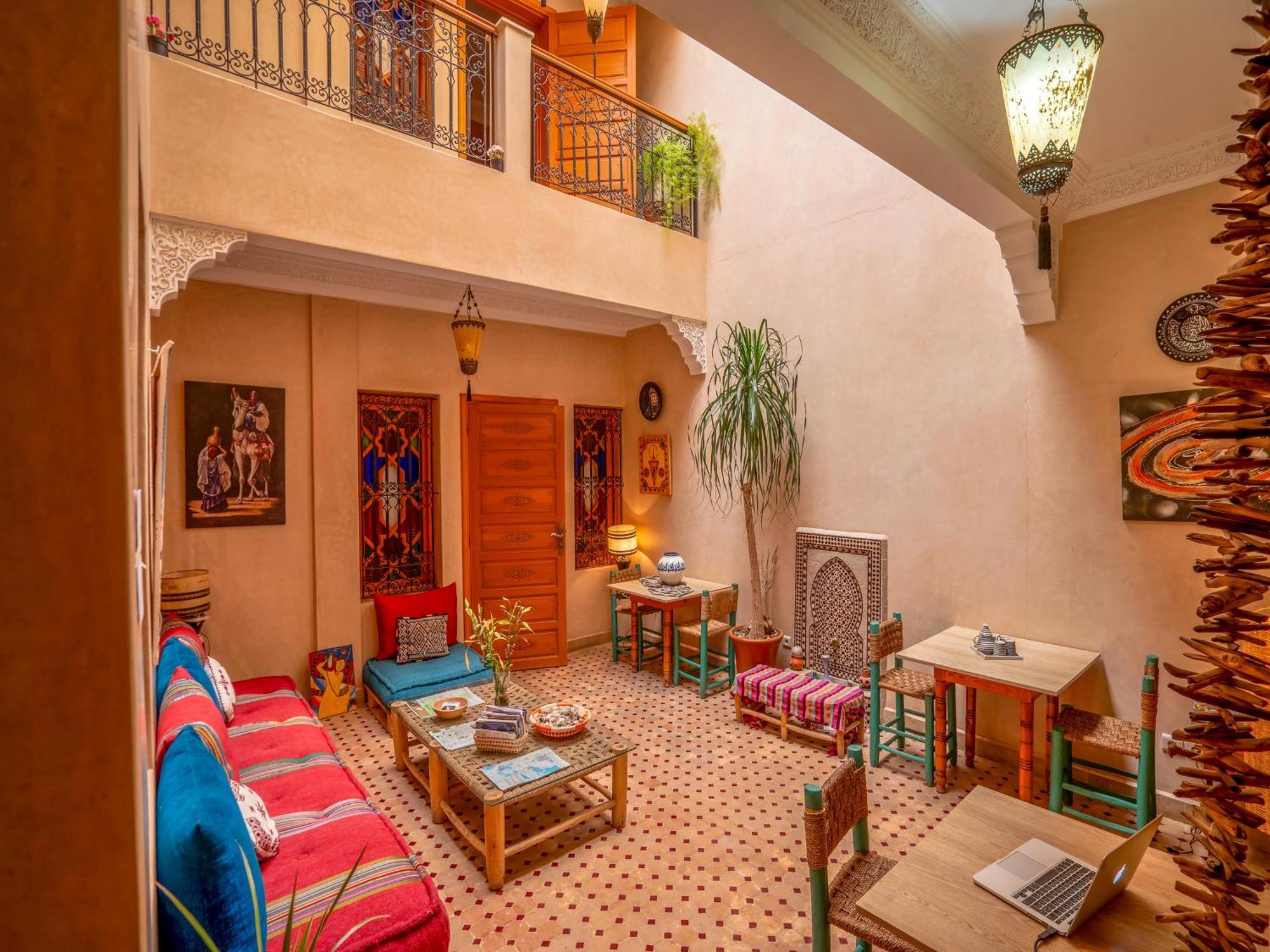 Riad Majdoulina Chez Jiji Marrakesh Bagian luar foto